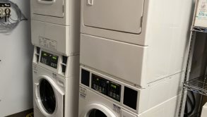 Thompson laundry machine install